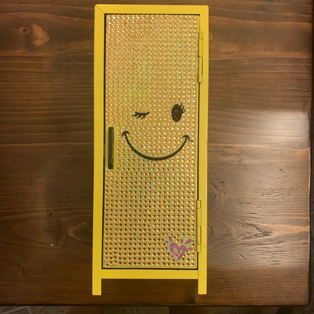 Cute tall mini locker.